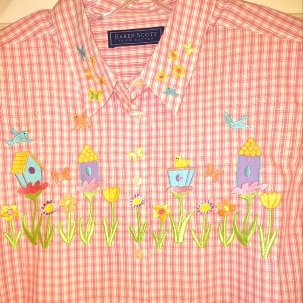 Karen Scott Women's Blouse Size XL